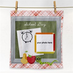 School Days girl face towel