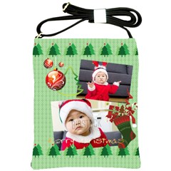 merry christmas - Shoulder Sling Bag merry christmas - Shoulder Sling Bag