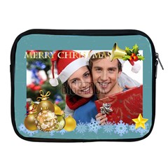 merry christmas, xmas, happy,  event (2 styles) - Apple iPad Zipper Case