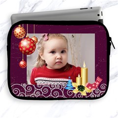 merry christmas, xmas, happy,  event - Apple iPad Zipper Case