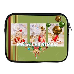 merry christmas, xmas, happy,  event - Apple iPad Zipper Case