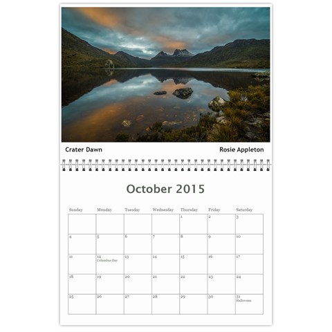 2015 Bvcc Calendar By Rosie Oct 2015