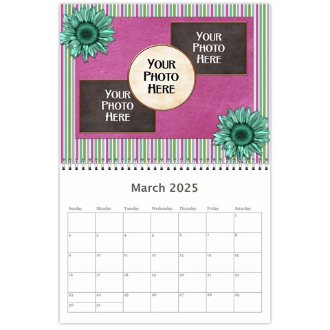 2025 Calendar Yard Work By Lisa Minor Mar 2025