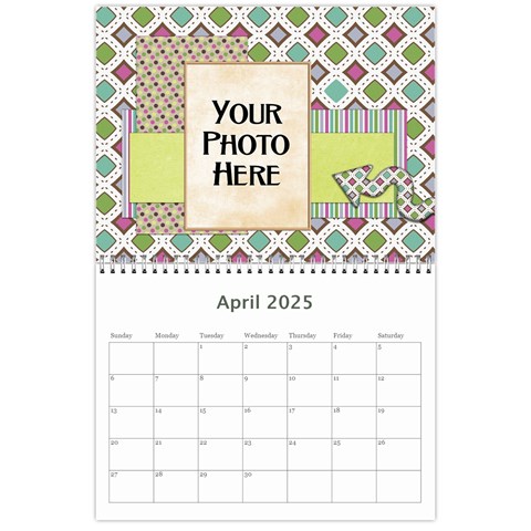 2025 Calendar Yard Work By Lisa Minor Apr 2025