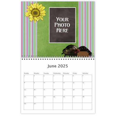 2025 Calendar Yard Work By Lisa Minor Jun 2025