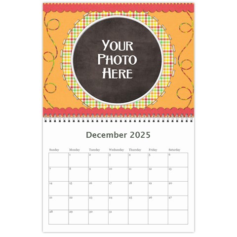 2025 Our Backyard Party Calendar By Lisa Minor Dec 2025