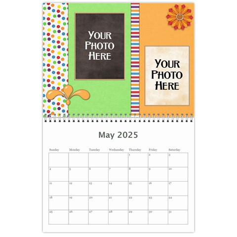 2025 Our Backyard Party Calendar By Lisa Minor May 2025