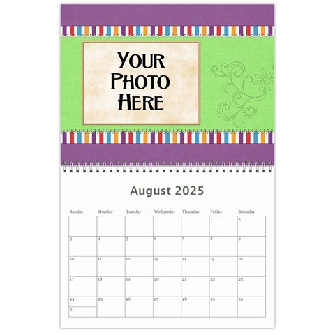 2025 Our Backyard Party Calendar By Lisa Minor Aug 2025