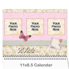 2024 Repose Calendar - Wall Calendar 11  x 8.5  (12-Months)