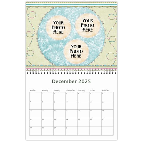 2025 Repose Calendar By Lisa Minor Dec 2025