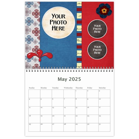 2025 Celebrate America Calendar By Lisa Minor May 2025