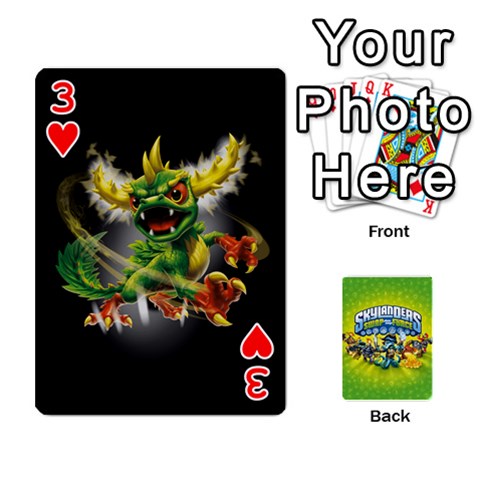 Swap Force Cards By Szakismash Front - Heart3