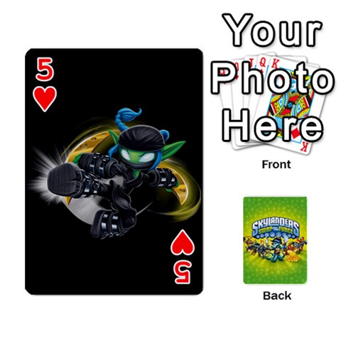 Swap Force Cards By Szakismash Front - Heart5