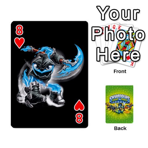 Swap Force Cards By Szakismash Front - Heart8