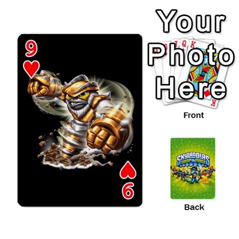 Swap Force Cards By Szakismash Front - Heart9