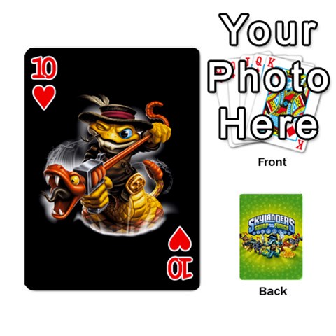 Swap Force Cards By Szakismash Front - Heart10