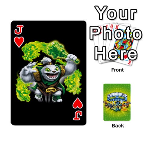 Jack Swap Force Cards By Szakismash Front - HeartJ