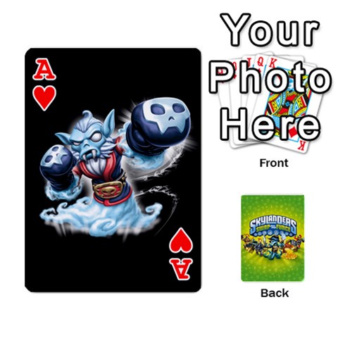 Ace Swap Force Cards By Szakismash Front - HeartA