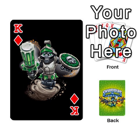 King Swap Force Cards By Szakismash Front - DiamondK