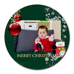 xmas - Round Mousepad