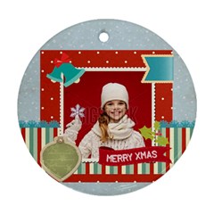 merry christmas - Ornament (Round)