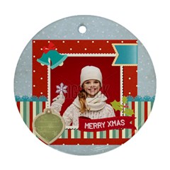 merry christmas - Ornament (Round)