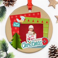 merry christmas - Ornament (Round)