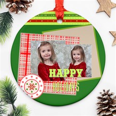 merry christmas - Ornament (Round)