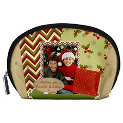 merry christmas - Accessory Pouch (Large)