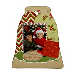 merry christmas - Bell Ornament (Two Sides)