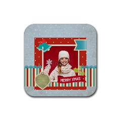 xmas - Rubber Coaster (Square)