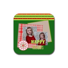 xmas - Rubber Coaster (Square)