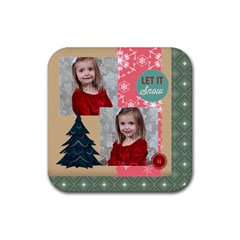 xmas - Rubber Coaster (Square)