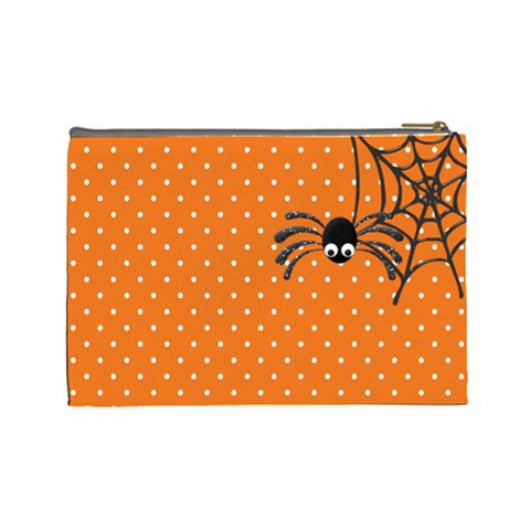 Spooky Lg Cosmetic Bag By Lisa Minor Back