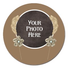 Autumn s Pleasure Magnet - Magnet 5  (Round)