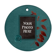 Ode to Autumn Ornament - Ornament (Round)