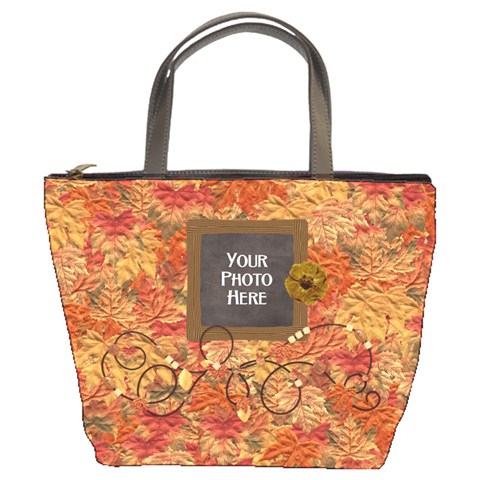 Ode To Autumn Bucket Bag By Lisa Minor Front