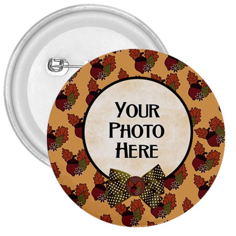 Ode To Autumn Button By Lisa Minor Front