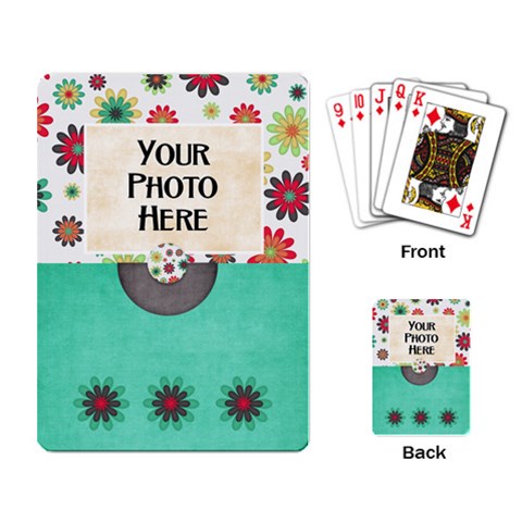 Lively Playing Cards By Lisa Minor Back