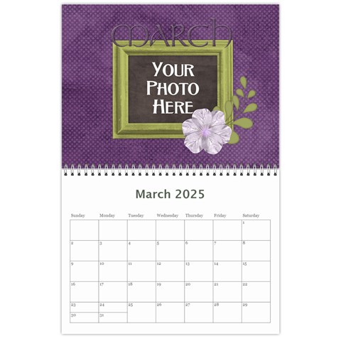 2024 Calender Mix By Lisa Minor Month