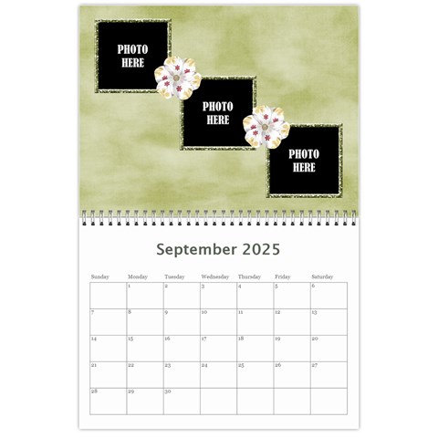 2025 Tfs Calendar By Lisa Minor Sep 2025