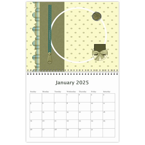 2025 Calendar Mix 1 By Lisa Minor Jan 2025