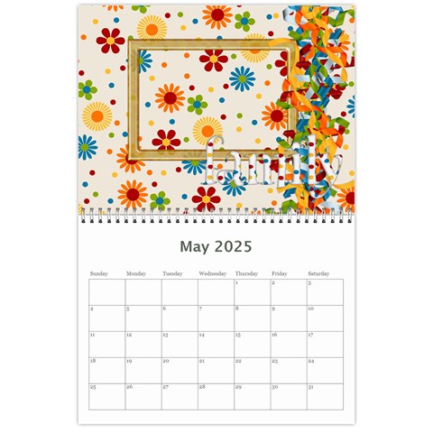 2025 Calendar Mix 1 By Lisa Minor May 2025
