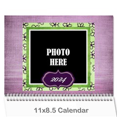 2024 Lavender Essentials Calendar - Wall Calendar 11  x 8.5  (12-Months)