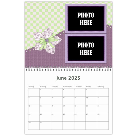 2025 Lavender Essentials Calendar By Lisa Minor Jun 2025