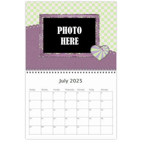 2025 Lavender Essentials Calendar By Lisa Minor Jul 2025