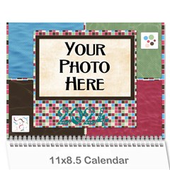 2024 Bloop Bleep Calendar - Wall Calendar 11  x 8.5  (12-Months)