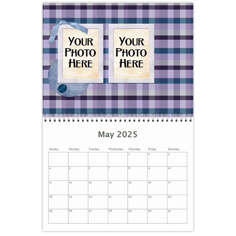 2025 Lavender Rain Calendar By Lisa Minor May 2025