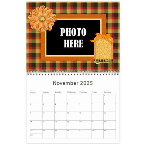 2025 Tangerine Breeze Calendar By Lisa Minor Nov 2025