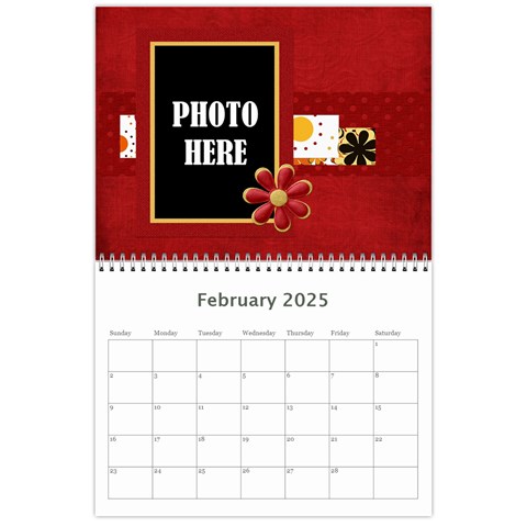2025 Tangerine Breeze Calendar By Lisa Minor Feb 2025